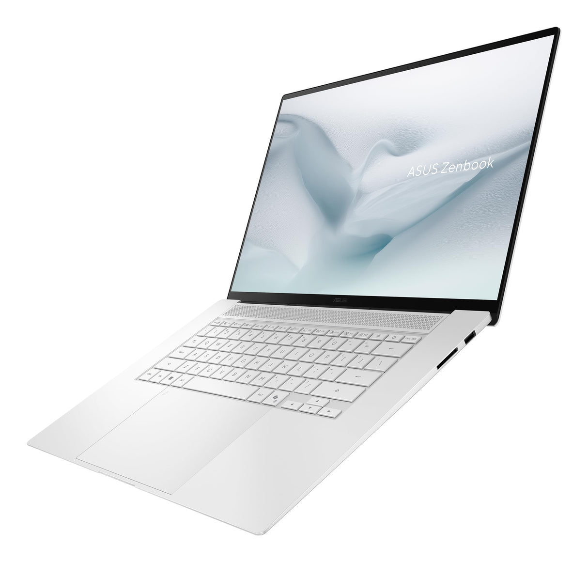 ASUS Zenbook S16 OLED UM5606GA-SR340W Copilot+ PC - Ordenador Portátil 16" 3K 120Hz (AMD Ryzen AI 9 465, 32GB RAM, 1TB SSD, Radeon 880M, Windows 11 Home) Blanco Escandinavo - Teclado QWERTY español