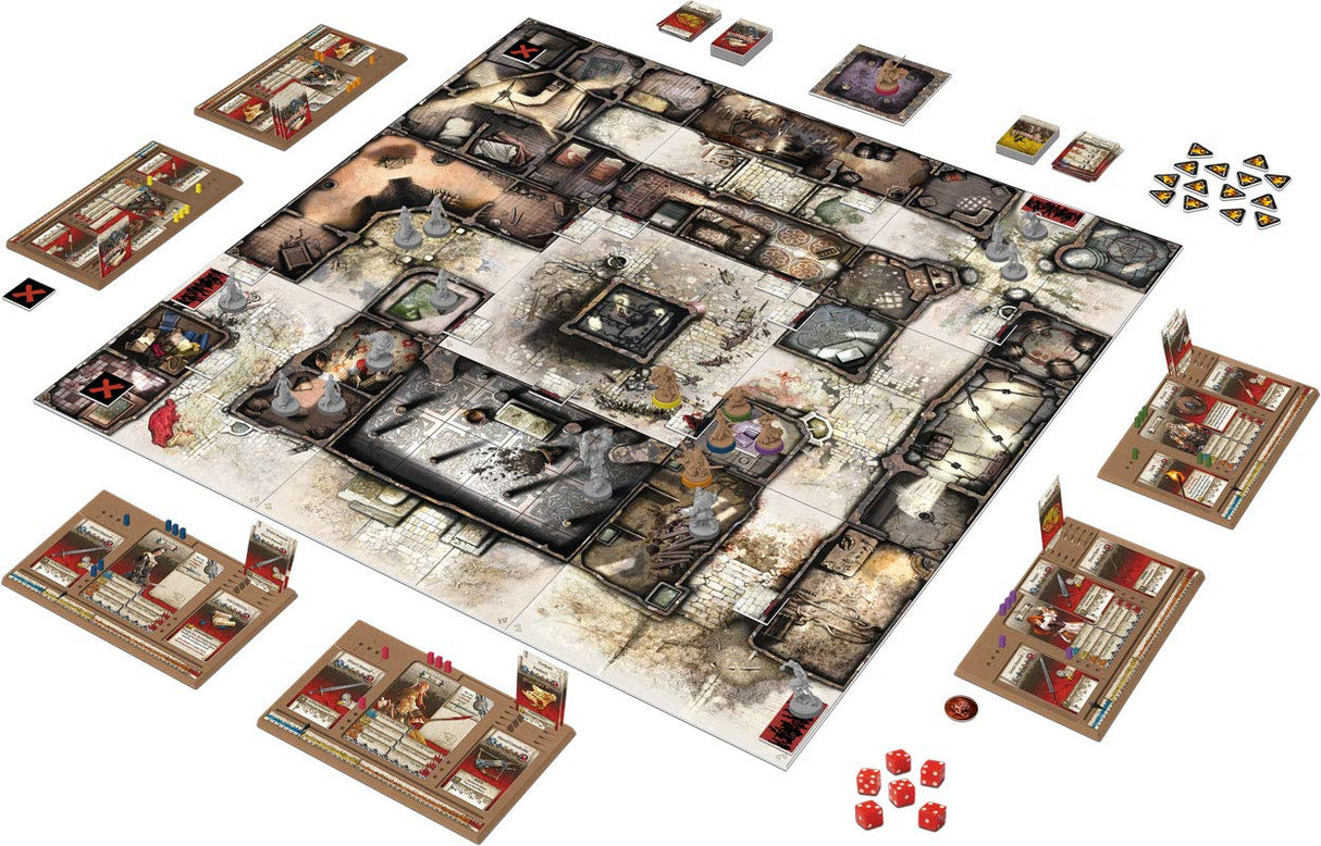 Asmodee | CMON | Zombicide: Black Plague | Juego básico | Juego Experto | Dungeon Crawler | 1-6 Jugadores | a Partir de 14+ años | 60+ Minutos de Tiempo de Juego | Aleman
