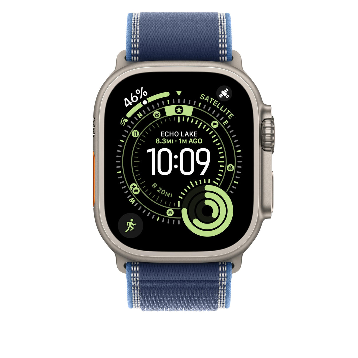 Apple Watch Band - Correa Loop Trail - 49 mm - Azul/azul brillante - Talla M/L