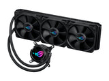 ROG Strix LC III 360 - Refrigerador líquido AiO con Bloque de Agua Giratorio 360°, Bomba Gen7 v2 de Asetek, Ventiladores ROG de Primera Calidad y más de 10 Efectos de iluminación Aura Personalizados