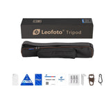 Leofoto - Ranger - Trípode de Carbono para cámaras - Incluye Cabezal esférico - Capacidad de Carga de 20 kg - Pies Extensibles - Altura mínima de 9,5 cm a una Altura máxima de 152 cm - LS-323C