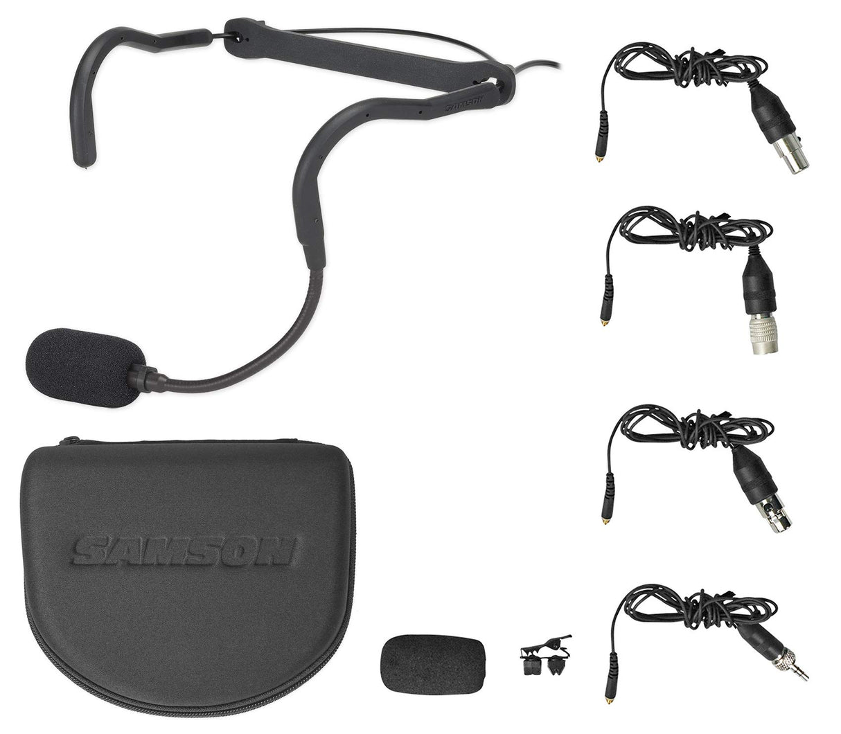 Samson Technologies Micrófono de Diadema Fitness Qex, Negro