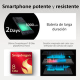 Sony Xperia 1 VII 6.5" 19.5:9 FHD+ HDR OLED, 120Hz, Lente Triple, 3.5 mm Audio Jack, Android 14, SIM Libre, 12GB RAM, 256GB Almacenamiento, Protección IP65/68, Dual SIM Hybrid, Púrpura