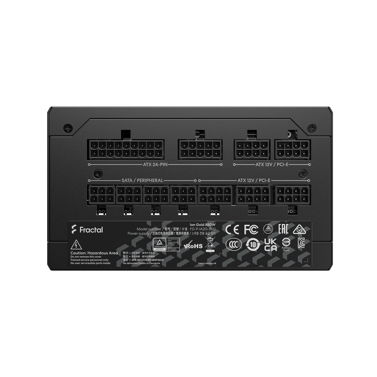 Fractal Design Ion+ 860W Unidad de Fuente de alimentación 20+4 Pin ATX Negro