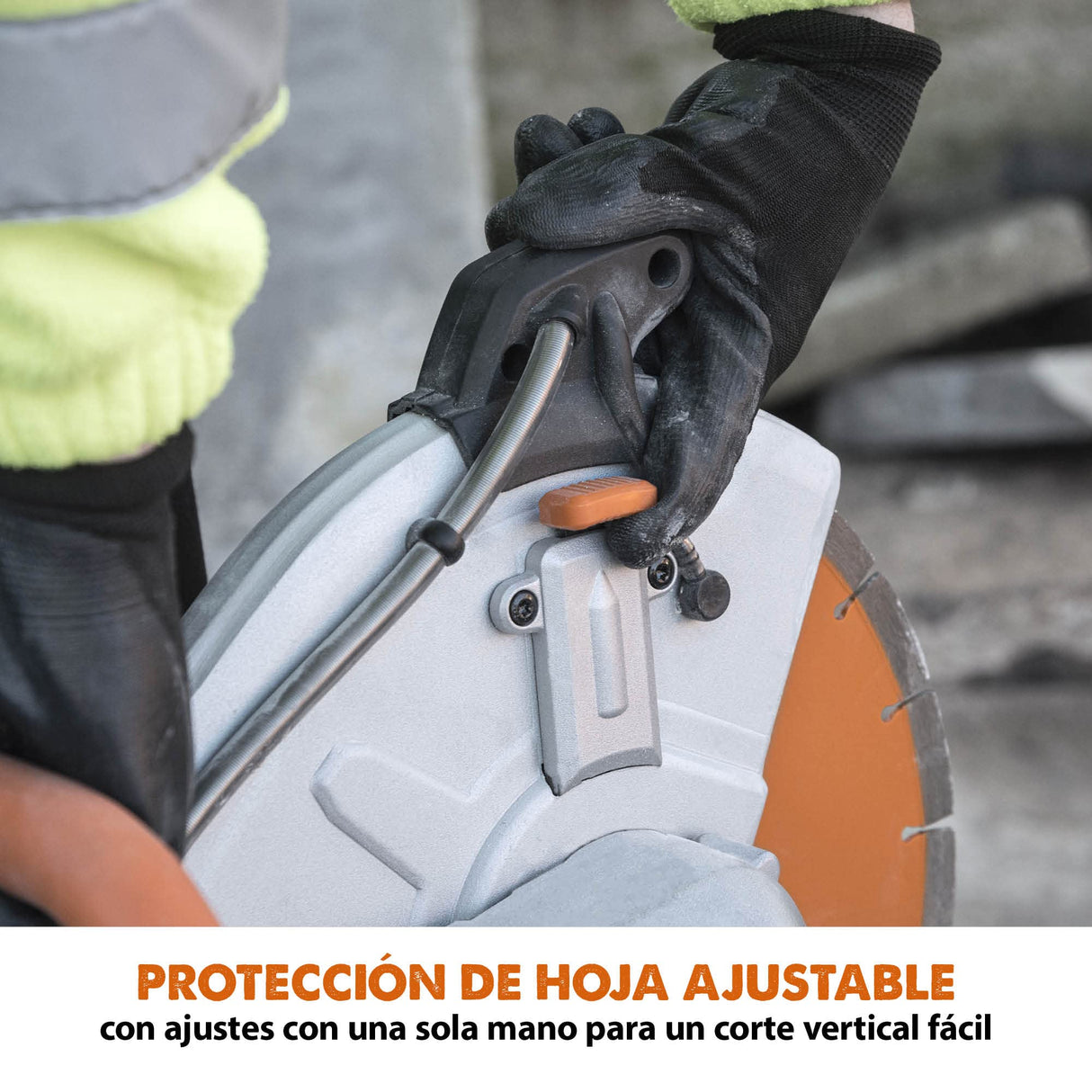 Evolution Power Tools - Sierra para hormigón de 300 mm R300DCT+ motor de 2400 W, sin gasolina, corte de 115 mm, incl. hoja de diamante prémium, tronzadora