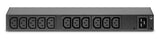 APC AP6020A unidad de distribución de energía (PDU) 0U/1U Negro 13 salidas AC - Unidad de distribución de energía (PDUs) (Básico, 0U/1U, Horizontal/Vertical, Negro, 13 salidas AC, IEC 320 C13)