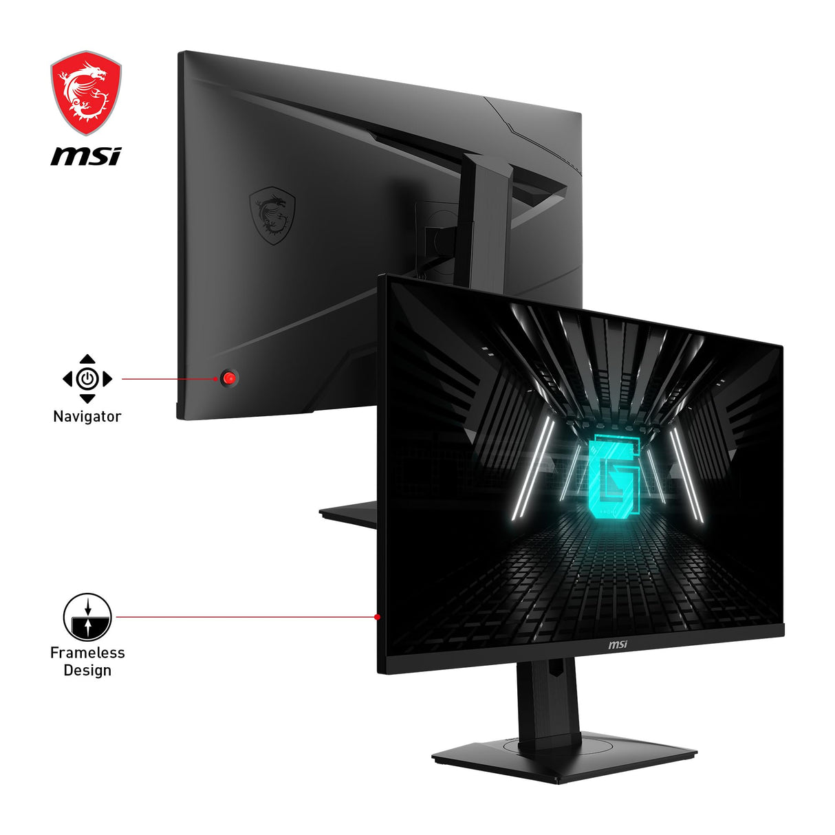 MSI G321Q Monitor Gaming WQHD de 32 Pulgadas, Panel IPS 2560 x 1440, 170 Hz / 1ms, sRGB 123%, Preparado para HDR, Soporte Ajustable en inclinación, DP 1.2a, HDMI 2.0b
