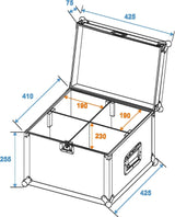 ROADINGER Flightcase 4X Tmh-6/7/8/9, Multicolor, Talla única