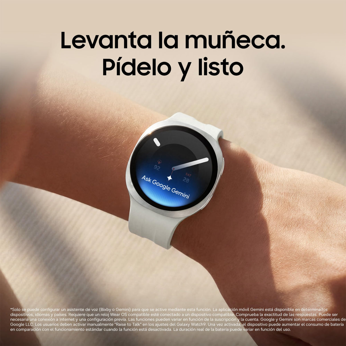 Samsung Galaxy Watch9, 40mm, Bluetooth, Gris Oscuro (Versión Española)