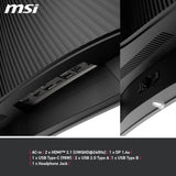 MSI MPG 341CQPX QD-OLED 34 Pulgadas UWQHD Monitor Curvo Gaming - 3440 x 1440 21:9 QD-OLED Panel, 240Hz, 0.03ms, 99.3% DCI-P3, ΔE≤2, DisplayHDR True Black 400, DP 1.4a, HDMITM, USB Tipo C PD:98W
