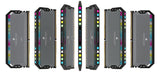 Corsair Dominator Platinum RGB DDR5 64 GB (2 x 32 GB) 5200MHz C40 Memoria optimizada de AMD (12 LED RGB CAPELLIX ultrabrillantes, Refrigeración DHX patentada, Compatibilidad con AMD Expo) Gris Frío