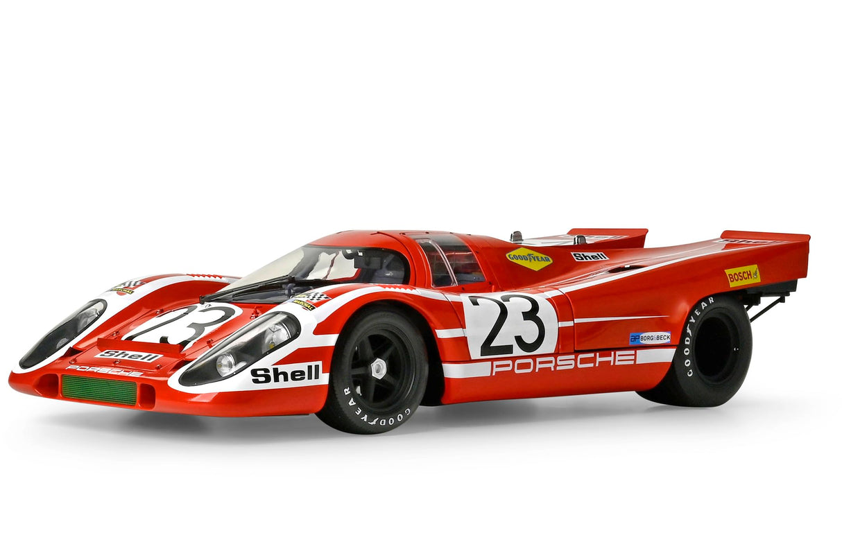 IXO Colecciones 1:8 IXO Porsche 917KH #23 Salzburg - construcción de maquetas, maquetas a Escala, Kit de maquetas, Kit de maquetas, función luz, Kit de construcción