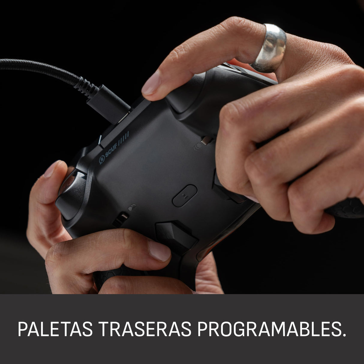 SCUF VALOR PRO Mando Xbox Performance con Cable – Palas Traseras Personalizables, Gatillos Instantáneos, Palancas de Efecto Hall, Controles de Audio, Xbox Series X|S, Xbox One, Windows PC – Gris Acero