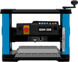 Güde Cepilladora de espesor GDH 330 (1500 W, 2 cuchillas, altura de paso de hasta 152 mm, ancho de paso hasta 330 mm, reducción de virutas de hasta 2,8 mm, mesa de alimentación plegable, colector de