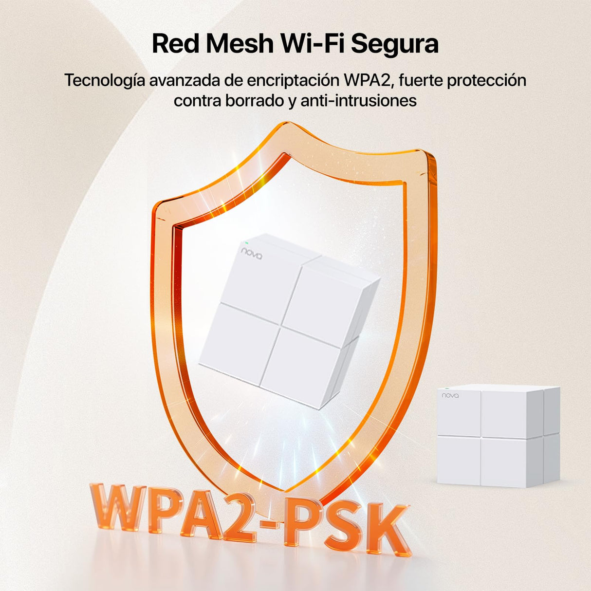 Tenda Nova MW6 Mesh Router Sistema WiFi de Red en Malla (Dual Band hasta 500 metros, Mu-MIMO, 2 Puertos Gigabit, Plug and Play, Funciona con Alexa, sustituye tu Repetidor de Red Tradicional) Pack 3