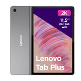 Lenovo Tab Plus, Pantalla 2K de 11,5" - (procesador MediaTek Helio G99, RAM de 8 GB, Memoria de 128 GB, WiFi, Tableta Android 13) - Luna Grey, Exclusiva de Amazon