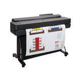HP DesignJet T630 de 91 cm (5HB11D), Impresora de Gran Formato, Plotter, Estándar A4-A0, 76 Impresiones A1/h, Wi-Fi, Ethernet, USB, 2400x1200 dpi, Metal Reciclado, Garantía de 1 Año, HP Click, Negro