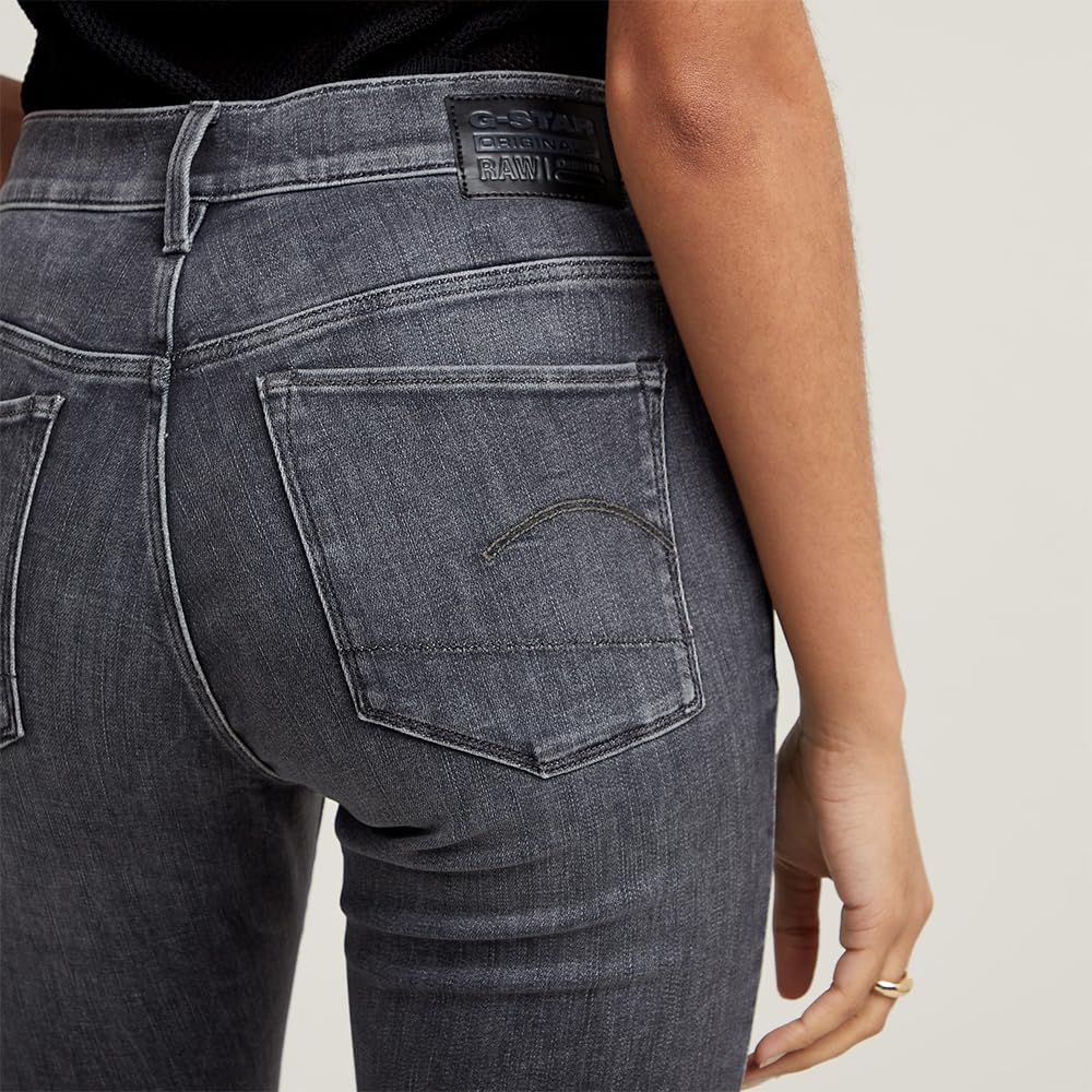G-STAR Mujer 3301 Skinny Jeans, Negro (Faded Black Magnet D05175-a634-c239), 26W / 30L