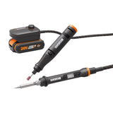 WORX Kit MakerX Herramienta rotativa + soldador 20V | PowerShare | WX988-1 batería de 2Ah con indicador, 1 cargador