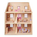 Melissa & Doug Casa de muñecas de Madera de Varios Pisos