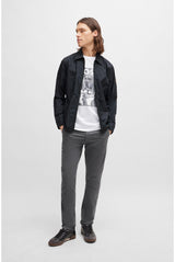 BOSS Chino_slim, Pantalones Planos Hombre, Grey20, 33W / 32L