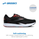 BROOKS 1104181D066 Ghost 16 Hombre Black/Ebony/Burnt Sienna EU 45