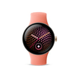 Google Pixel Watch 5 (41 mm) - Smartwatch - Champagne Case/Canyon Band, LTE