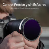 Rollei F:X Pro Magnetic Mark II VND Set 82mm, Juego Filtros ND con 3 Filtros Magnéticos Variables ND2-ND500 (1-9 Stops) para Objetivos de 82mm Filtros ND Fotográficos con Tapas y Anillo Base Magnético