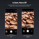 NEEWER Lente de sonda Macro 2X de 135° 18 mm con Rosca de 17 mm para grabación de Video de teléfono móvil, para Jaula de teléfono NEEWER/Funda de teléfono con Adaptador de Lente de 17 mm Compatible