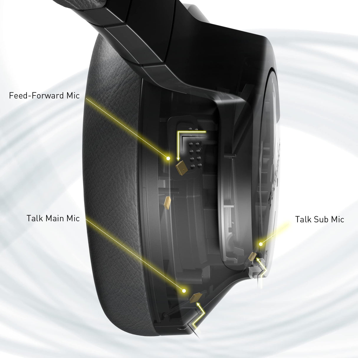 Technics EAH-A800E-K Auriculares Inalámbricos Bluetooth Over Ear, con Cancelación de Ruido y Micrófono, Hasta 50 Horas de Reproducción, Negro