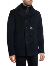 Schott NYC CYCLONE2, Chaqueta, Hombre, Azul Marino Oscuro, M