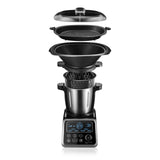 Ufesa Totalchef RK5 Robot de Cocina con Cocción, Varios Programas para Cocinar, 1700 W de Potencia, Pantalla LCD, Jarra con Capacidad de 3,5 L, Recetario y Manual en Italiano, Sin BPA