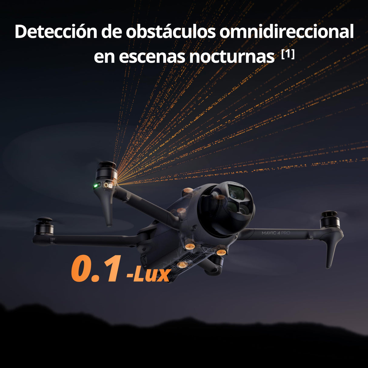 Pack para Creadores DJI Mavic 4 Pro 512 GB con DJI RC Pro 2, dron tricámara insignia con cámara Hasselblad de 100 MP y sensor CMOS 4/3, 51 min de tiempo de vuelo, tres baterías, centro de carga