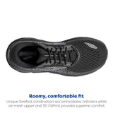 Brooks Addiction Gts 15, Zapatillas para Correr Hombre, Black Black Ebony, 42.5 EU