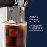 De'Longhi Dedica Duo EC890.M, Máquina Café Barista con Bomba, Espresso y Cold Brew, Máquina Café Manual con Varilla Vapor LatteArt, 15cm Ancho, 2 Espresso, Pantalla Táctil, Taza hasta 13 cm, Metal