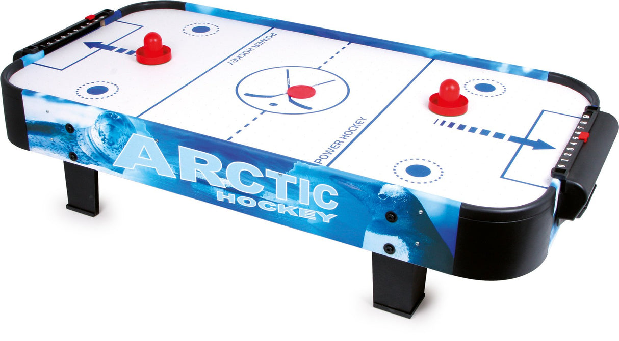 Small Foot Hockey aéreo para Jugar en la Mesa, para niños y Adultos, Juego de acción para Dos Personas. Air Hochey, Multicolor, 108 x 52 x 24 cm (2019739)