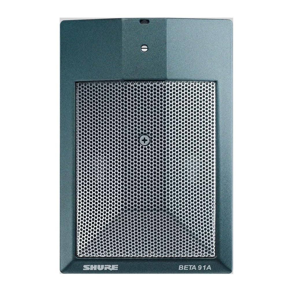 SHURE BETA 91A - Micrófono condensador semicardioide de bombo, incluye preamplificador integrado y salida XLR macho