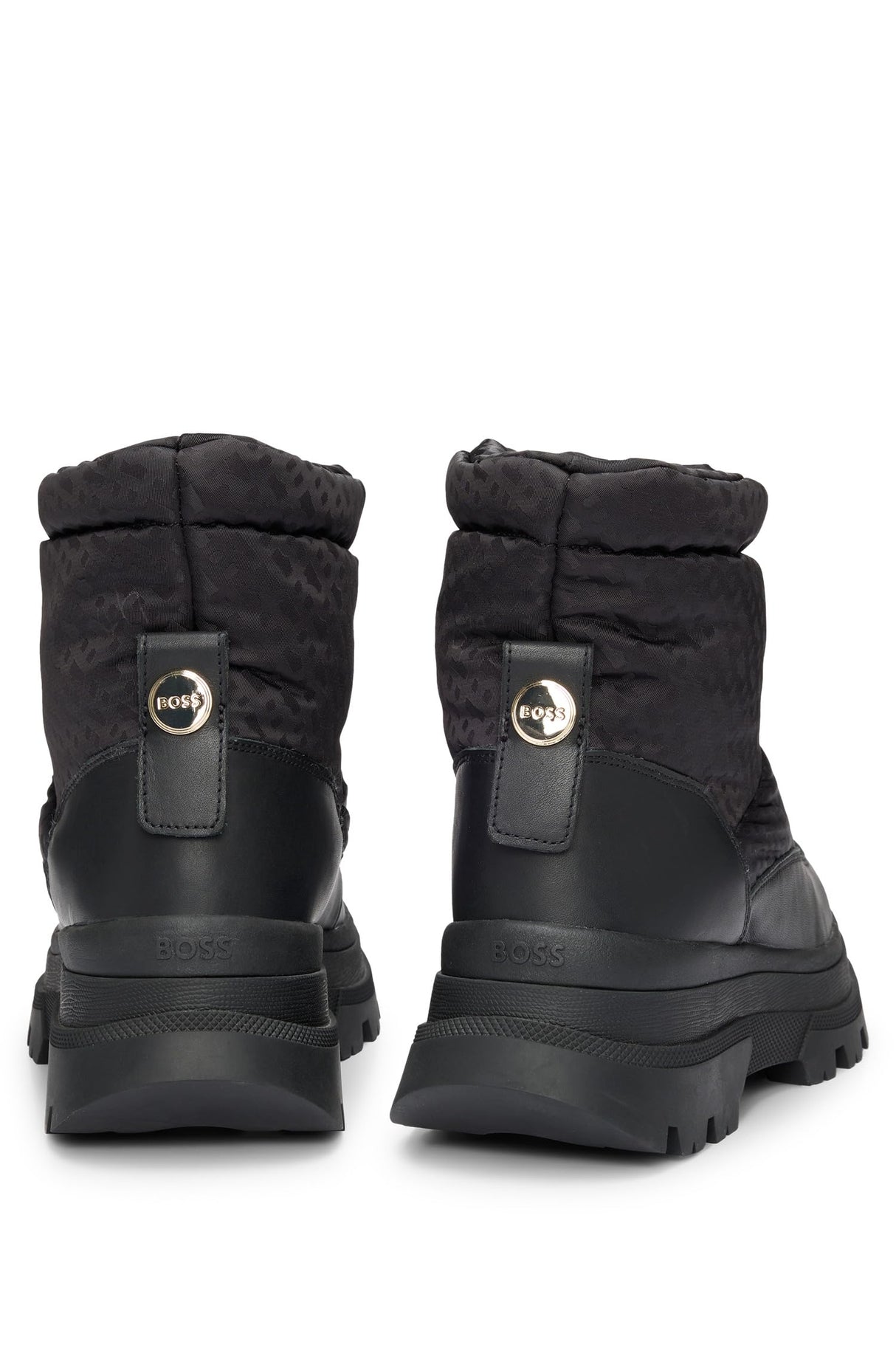 BOSS Foster_Bootie_CBBNY, botín Mujer, Negro, 37 EU