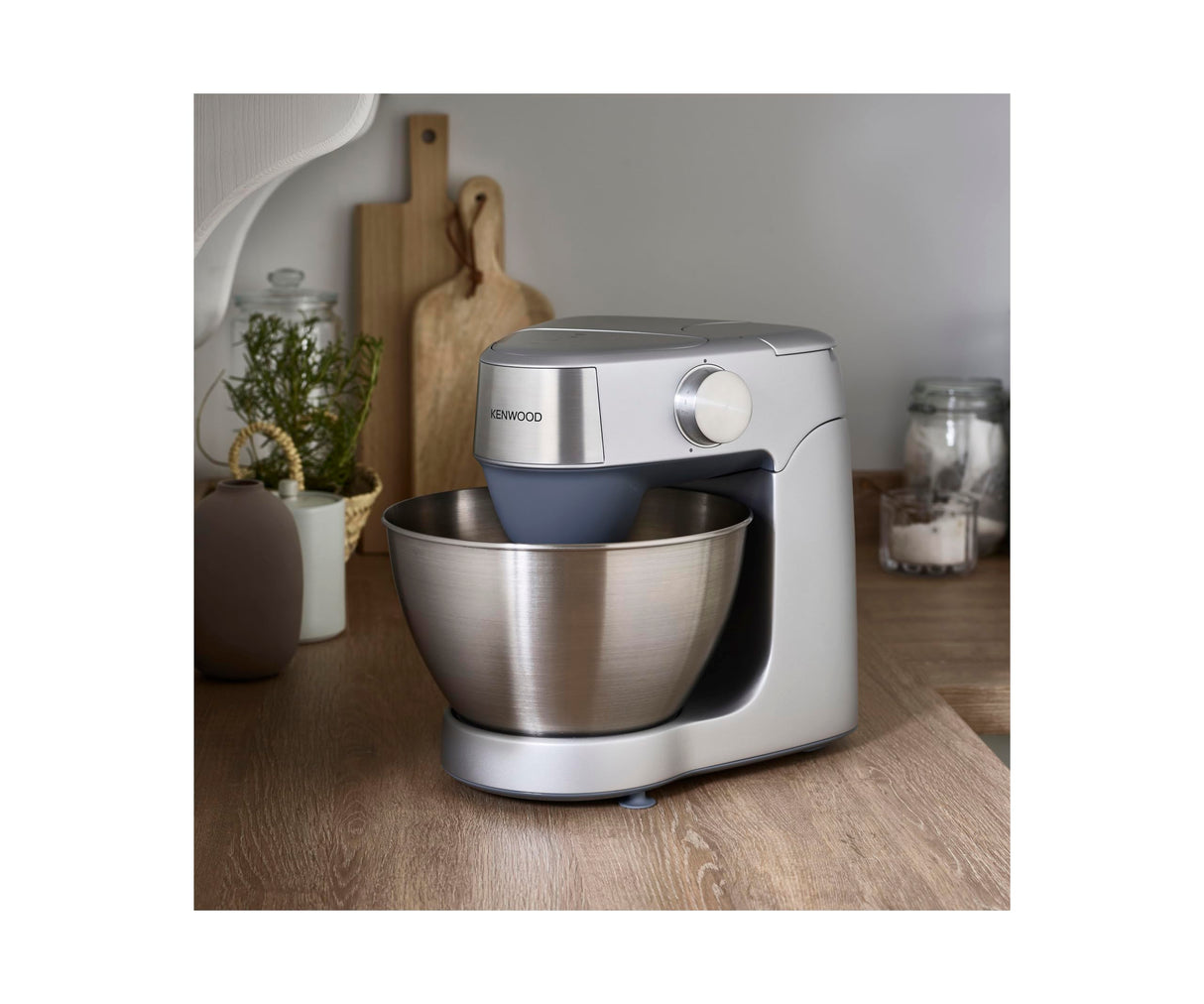 Kenwood Prospero+ KHC29A.R0SI - Robot de cocina, cuenco (4,3 L, acero inoxidable, 10 accesorios, picadora, licuadora de cristal, prensa cítrica, extractor de jugo y más, báscula integrada, 1000 W