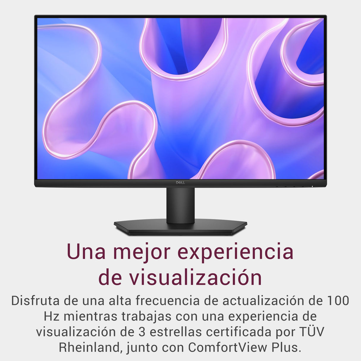 Dell 27 Monitor - SE2725HM, Full HD (1920x1080), 100Hz, IPS, 5ms, VESA (100x100mm), HDMI, VGA, 3 Años de Garantía, Negro