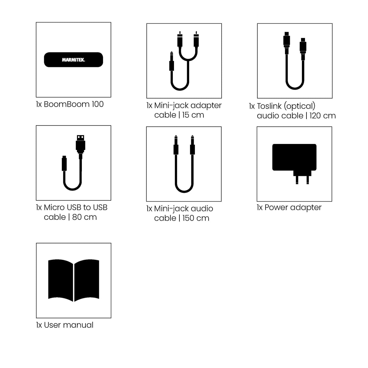 Receptor y transmisor de audio - Marmitek BoomBoom 100 - Bluetooth - 2 en 1 - AAC, aptX y aptX de baja latencia - Entradas y salidas digitales y analógicas - Modo fiesta multipar-Conecta 2 auriculares