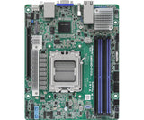 ASRock Rack AM5D4ID-2T/BCM Deep Mini-ITX - Placa Base para Servidor AMD Ryzen 7000 AM5 (LGA 1718) KNOLL3 X300 Dual 10G LAN