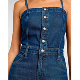 Lee Maxi Denim Dress Vestido Informal, Dark Fusion, XS Mujeres