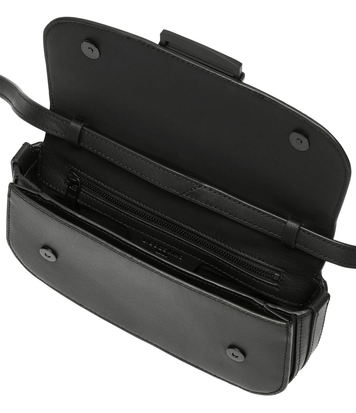 Liebeskind Berlin Ezra 2 Crossbody, Mujeres, Black Calf S