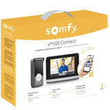 somfy 1871265 - Videoportero V500 Connect, Intercomunicador conectado - Pantalla táctil de 7 pulgadas - Visión nocturna - Control hasta 5 equipos RTS - Gestión remota de visitas a través de la app