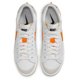Nike Blazer Low '77 Jumbo, Zapatillas Mujer, White Orange Grey, 41 EU