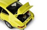 IXO Colecciones 1:8 IXO Porsche 911 RS 2.7 Amarillo/Negro - modelismo, maquetas, Kit de construcción, Kit de maquetas, 713 Piezas, Kit de construcción de Coches