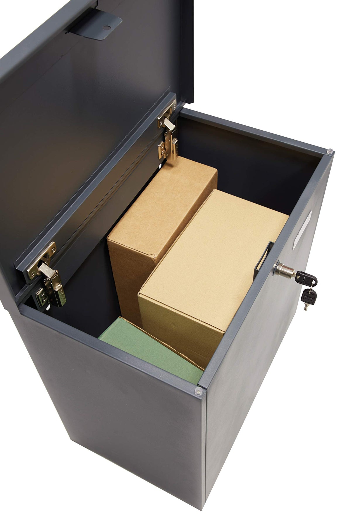 ARREGUI Bigpack Base EP2104 Individual de Paquetería Acero Grandes (Paquete Máximo: 46x45x24 cm) | Buzón para Compras Online | Negro | 50x51x31,5 cm