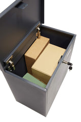 ARREGUI Bigpack Base EP2104 Individual de Paquetería Acero Grandes (Paquete Máximo: 46x45x24 cm) | Buzón para Compras Online | Negro | 50x51x31,5 cm