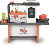 Smoby Infantil Kids Restaurant con Tres Zonas diferenciadas, INlcuye 73 accesoruios, Color (312304)